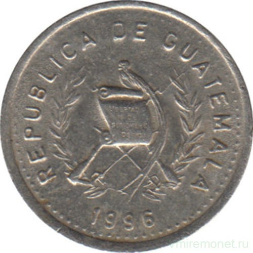 Монета. Гватемала. 5 сентаво 1996 год.