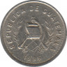 Монета. Гватемала. 5 сентаво 1996 год. ав.