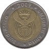 Монета. Южно-Африканская республика (ЮАР). 5 рандов 2009 год. ав.