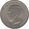  Монета. Греция. 50 лепт 1966 год. ав.