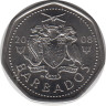 Монета. Барбадос. 1 доллар 2008 год. рев.