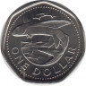 Монета. Барбадос. 1 доллар 2008 год. ав.
