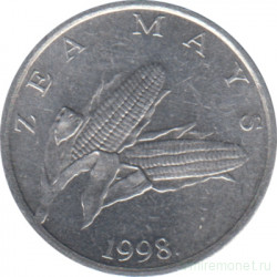Монета. Хорватия. 1 липа 1998 год.