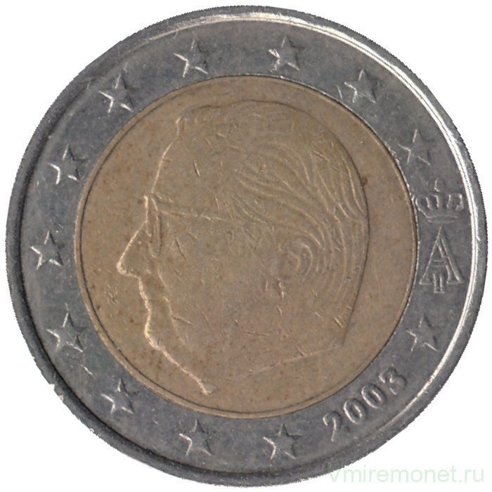 Монета. Бельгия. 2 евро 2003 год.  