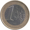 Монета. Греция. 1 евро  2005 год. 