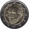 Монета. Греция. 2 евро 2019 год. 150 лет со дня смерти Андреаса Калвоса. ав.