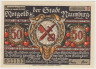 Бона. Нотгельд. Германия. Город Наумбург. 50 пфеннигов 1920 год. Вариант 928.2.а.4. ав.