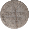 Монета. Брунсвик-Вольфенбюттель (Германия). 2 мариенгрошена 1749 год. рев.