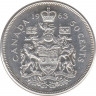 Монета. Канада. 50 центов 1963 год. ав.