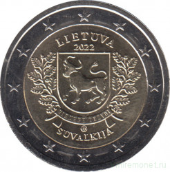 Монета. Литва. 2 евро 2022 год. Литовские этнографические регионы. Сувалкия.