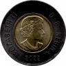 Монета. Канада. 2 доллара 2022 год. Дань уважения королеве Елизавете II. (Траурная).