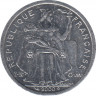 Монета. Французская Полинезия. 2 франка 2000 год. ав.