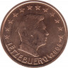 Монета. Люксембург. 2 цента 2008 год. ав.