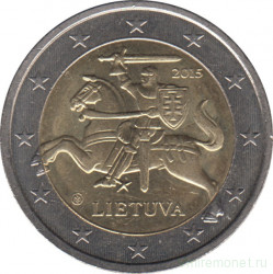 Монета. Литва. 2 евро 2015 год.