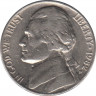  Монета. США. 5 центов 1982 год. Монетный двор D. ав.