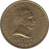 Монета. Уругвай. 2 сентесимо 1960 год. ав.