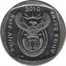 Монета. Южно-Африканская республика (ЮАР). 2 ранда 2010 год. UNC. ав.