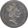 Монета. Новая Зеландия. 5 долларов 1996 год. Нестор-кака. рев.