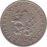  Монета. Чехословакия. 20 геллеров 1937 год. ав.
