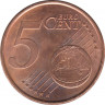 Монета. Греция. 5 центов 2002 год. (F). рев.