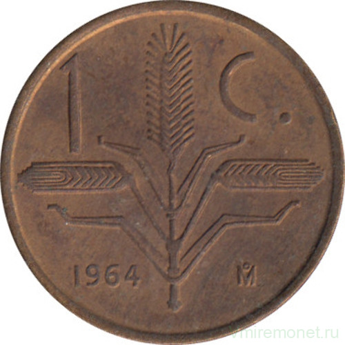Монета. Мексика. 1 сентаво 1964 год.