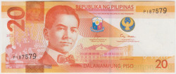 Банкнота. Филиппины. 20 песо 2022 год. Тип W230.