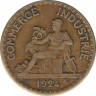 Монета. Франция. 50 сантимов 1924 год. ав.