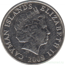 Монета. Каймановы острова. 5 центов 2008 год.