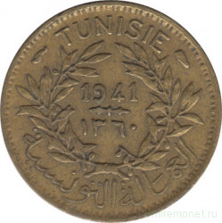 Монета. Тунис. 50 сантимов 1941 год.