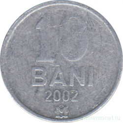 Монета. Молдова. 10 баней 2002 год.