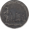 Монета. Австралия. 50 центов 2005 год. 60 лет со дня окончания Второй мировой войны. ав.