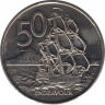 Монета. Новая Зеландия. 50 центов 1982 год. рев.