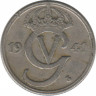  Монета. Швеция. 10 эре 1941 год ( никелевая бронза ). ав.
