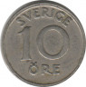  Монета. Швеция. 10 эре 1941 год ( никелевая бронза ). рев.