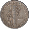 Монета. США. 10 центов 1943 год. Монетный двор S. рев.
