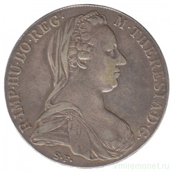 Монета. Австрийская империя. 1 талер 1780 год. Мария Терезия. Рестрайк.