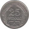 Монета. Германия (Германская империя 1871-1922). 25 пфеннигов 1912 год. (А). рев.
