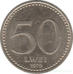 Монета. Ангола. 50 лвей 1979 год.