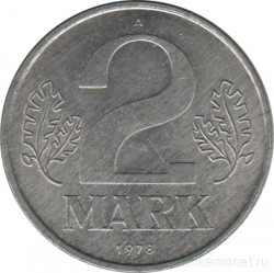 Монета. ГДР. 2 марки 1978 год.