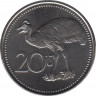 Монета. Папуа - Новая Гвинея. 20 тойя 2010 год. ав.