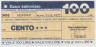 Бона. Италия. "Банко Амброзиано". Разменный чек на 100 лир 15.04.1977 год. ав.