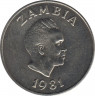 Монета. Замбия. 20 нгве 1981 год. ФАО. рев.