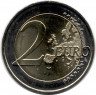 Монета. Литва. 2 евро 2024 год. Соломенные сады.