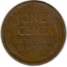 Монета. США. 1 цент 1915 год.