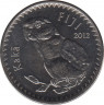 Монета. Фиджи. 20 центов 2012 год. ав.