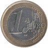 Монета. Франция. 1 евро 2001 год. 
