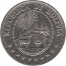Монета. Боливия. 1 песо 1980 год. рев.