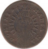 Монета. Эвер (Германия). 1 пфенниг 1737 год. ав.