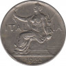 Монета. Италия. 1 лира 1922 год. ав.