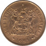 Монета. Южно-Африканская республика. 2 цента 1983 год. ав.